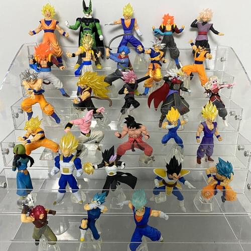 BANDAI DRAGON BALL Capsule Toys ACTION FIGURE Majin Buu Cell Vegeta IV Torankusu Son Goten Vegeta Cumber Small Scale Model GACHA