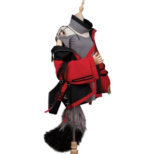 Anime Arknights Frostleaf Cosplay Costume Dress Coat Pantyhose Hat Daily Carnival Party Festival Uniform Brand New