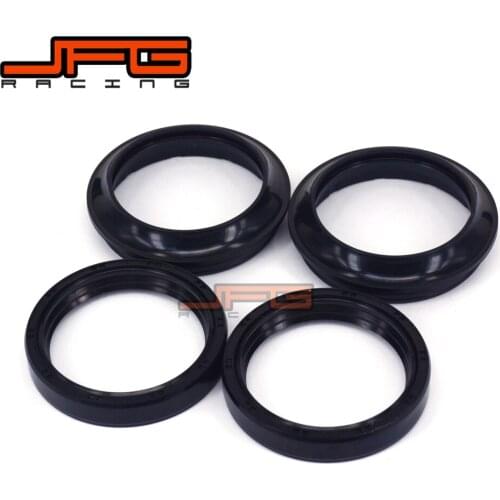 Motorcycle Parts Front Fork Damper Oil Seal + Dust seals For CR80R CR125M NX125 CRF150F XR200R CR250M MT250 XR250 CB650 CB750F