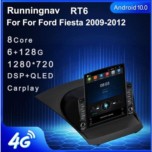 9.7" Android 10.1 For For Ford Fiesta 2009-2012 Multimedia Video Player Touch-Screen Stereo Navigation Autoradio 2Din NO DVD