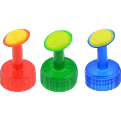 3pcs/lot Gardening Plant Watering Attachment Spray-head Soft Drink Bottle Water Can Top Waterers Seedling Irrigation Equipment