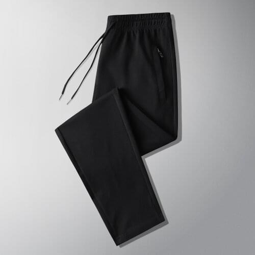 New Autumn Winter MenS Loose Casual Sports Pants Straight Trousers, Large Size Elastic Pants For Middle-Aged And Old People