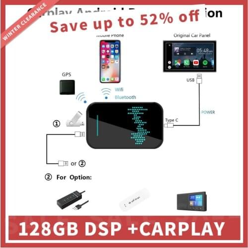 Radio Carplay upgrade Android Auto Audio For Mercedes Benz for BMW for Lexus Apple Wireless Box Car Multimedia Plar Mirror Link