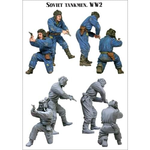 [tuskmodel] 1 35 scale resin model figures kit soviet E030