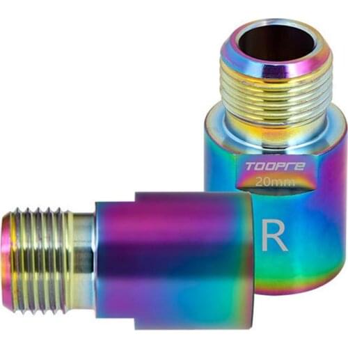 1 Pair Steel Bike Pedal Extenders Bicycle Pedal Spacers For MTB Road Bike Pedal Adapters Spacers Bike Parts 16/20MM