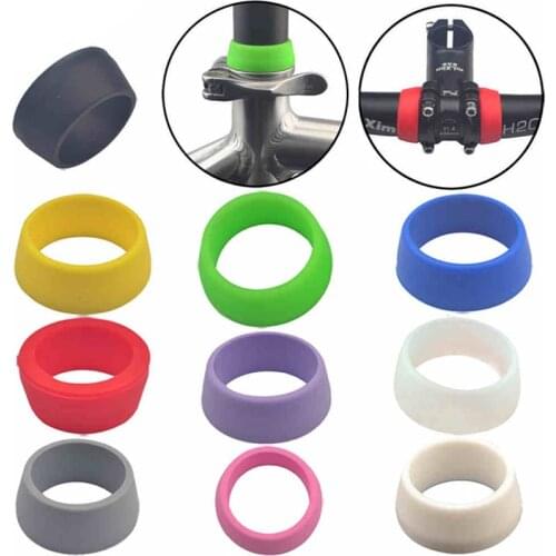 2pcs/ lot Bike Protect Cap Road Fixed Bicycle Seatpost Clamp For 25.4/27.2/28.6//30.4/30.8 Seat Post Clip 31.8 Handlebar Cover