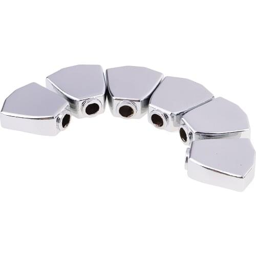 Tooyful Metal Zinc Alloy Guitar Tuning Peg Tuners Machine Head Replacement Button Knobs Handle Guitar Parts Accessory