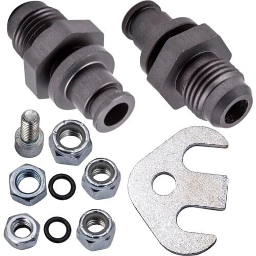 1 pair Power Steering Rack AN Line Conversion Fittings for Mercury Grand Marquis 03-11