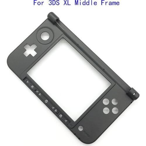 10pcs For Nintendo 3DS XL Original New Matte Bottom Middle Frame Housing Shell Cover Case Replacement for 3DS LL Game Console