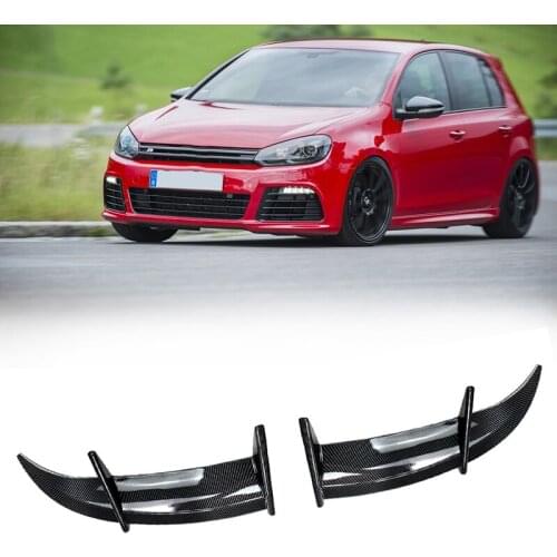 2Pcs/Set Rear Trunk Spoiler Wing for Golf 6 MK6 VI 2009 - 2013 Boot Wing Lip Decoration Body Kits Spoiler Carbon