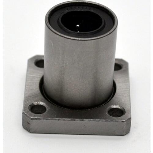 4pcs 10mm Inner Diameter Square Flange Linear Motion Bushing Ball Bearing LMK10UU CNC Parts For 10mm Linear Shaft
