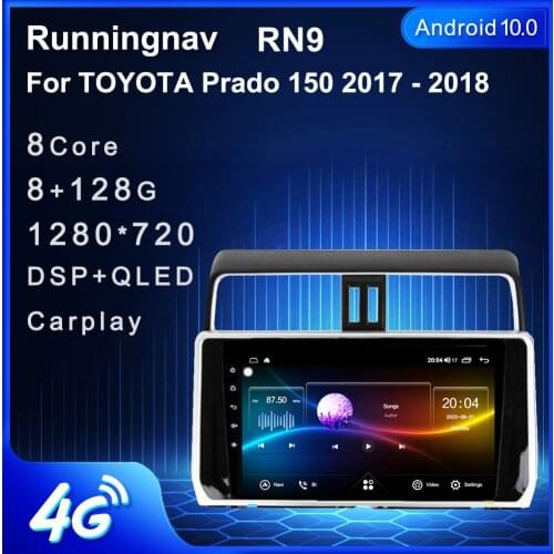4G LTE Android 10.1/9/8.1 Fit TOYOTA PRADO 2018 2019 2020 - Multimedia Stereo Car DVD Player Navigation GPS Radio