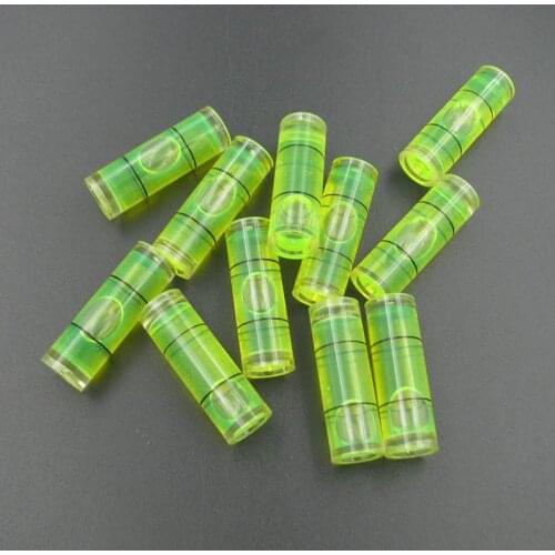 500pieces/lot) Diameter 10mm Length 30mm 35mm Acrylic Tube Bubble Level Spirit Level Vial Measuring Instrument
