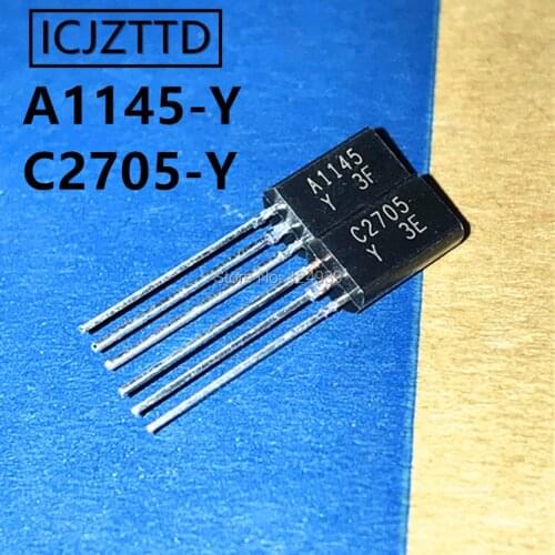 A1145 C2705 2SA1145 2SC2705 A1145-Y C2705-Y TO-92 NEW MADE IN CHINA A1145Y C2705Y