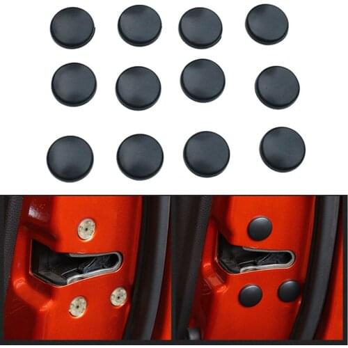 12Pcs Car Door Lock Screw Protector Cover For Toyota Camry Corolla RAV4 Yaris Highlander/Land Cruiser/PRADO Vios Vitz/Reiz