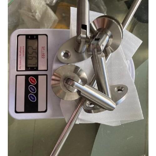 Freeshipping Sample NOT Inculding Glass Load 200KGS fit for Glass Thickness 10-20mm 304# SUS Glass Canopy KIt-4 Point Fixing Set