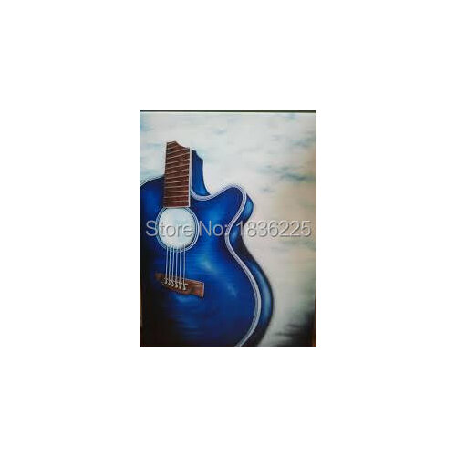 Decorative wall hangings musical instrument painting service bar definition artworks painting guitar oil painting abstract metal