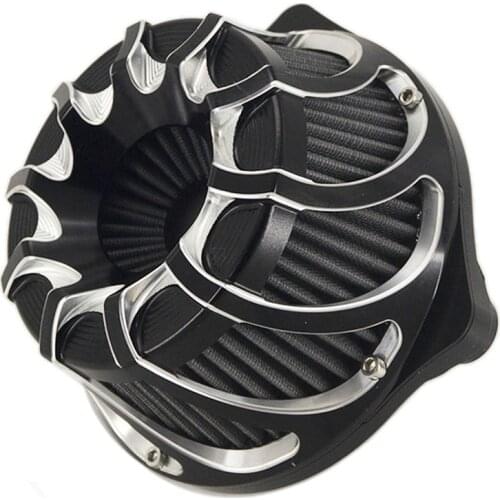 Multi-Angle Air Cleaner Air Filter Whirlwind-spiral For Harley Sportster XL 1200 Dyna 00-17 Softail 00-18 Touring FLHX FLHR NESS