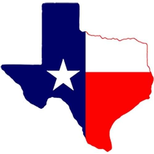 Personality Texas State Flag Car Sticker Windshield Bumper Motorcycle Decal High Quality KK Vinyl Cover Scratches Waterproof PVC