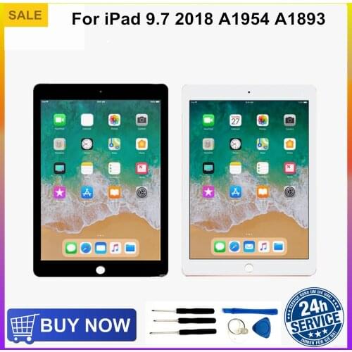 9.7" AAAA Quality LCD Dispaly For iPad 9.7 2018 A1954 A1893 LCD Display Touch Screen Digitizer Assembly For ipad A1954 A1893