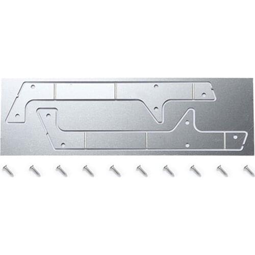 Anti-scratch Metal Side Door Anti-skid Plate Board for 1/24 Axial SCX24 Wrangler RC Car Parts