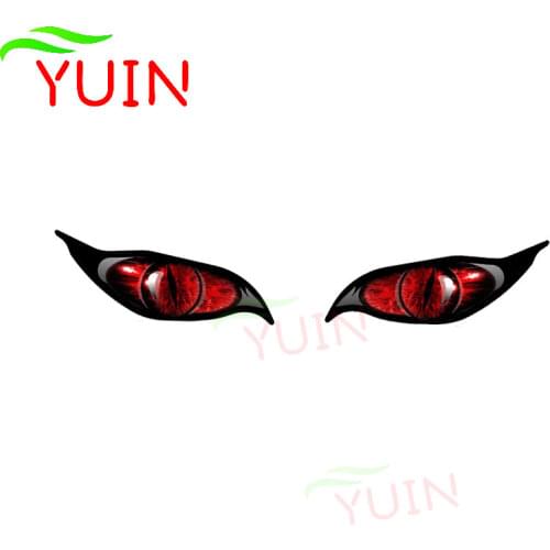 Evil Eye Monster Zombie Car Sticker Creative Decal Accessories Personalized PVC Decoration High-quality Waterproof Decals 15*5cm