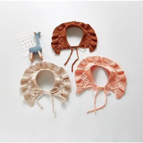 Baby Girls and Boys Solid Color Knit Bibs