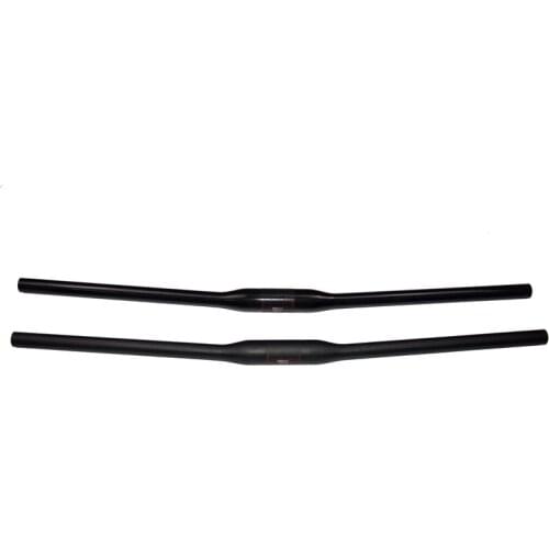 35mm Carbon fiber Flat MTB handlebar mountain bike XC DH Down Hill 740/760/780/800 Bicycle steering wheel road bike accessories