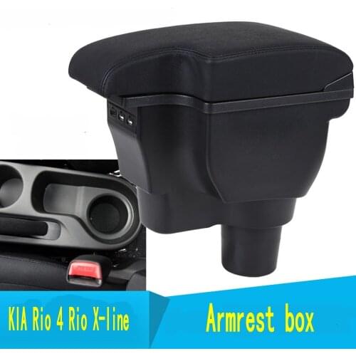 Armrest Box For Rio 4 2017 2018 Car Styling Accessaries Central Store Content Organizer