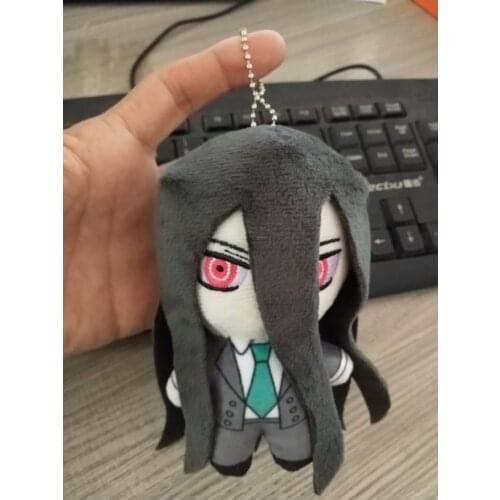 Danganronpa Nagito Komaeda Model Plush Doll Pendant Keychain Stuffed Toy Keyring new