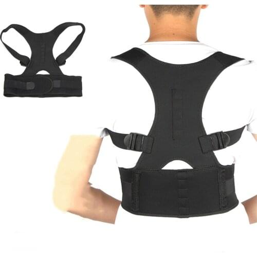 Adjustable Posture Corrector Back Brace Support for Shoulder Back Waist Pain Relief Double Strong Splints Humpback Body Shape