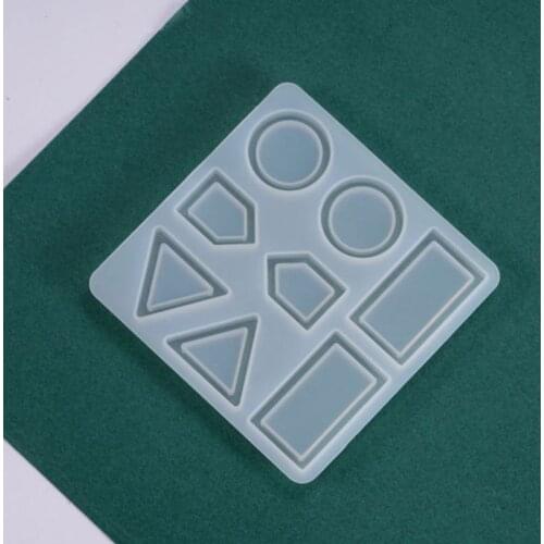 Crystal Epoxy Resin Mold Earrings Pendant Casting Silicone Mould DIY Making Tool W0YA