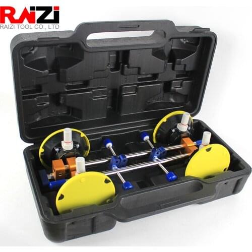 Raizi Granite Seam Setter with 4.5inch Vacuum Suction Cups Small Slab Joining Rubber Sucker Stone Tile Gap Regulator