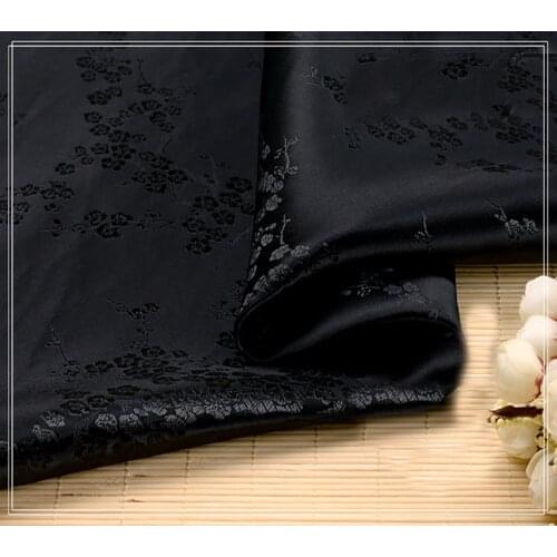 Plum Blossom style Brocade Fabric Damask Jacquard Apparel Costume Upholstery Furnishing Curtain DIY Clothing Material BY meter