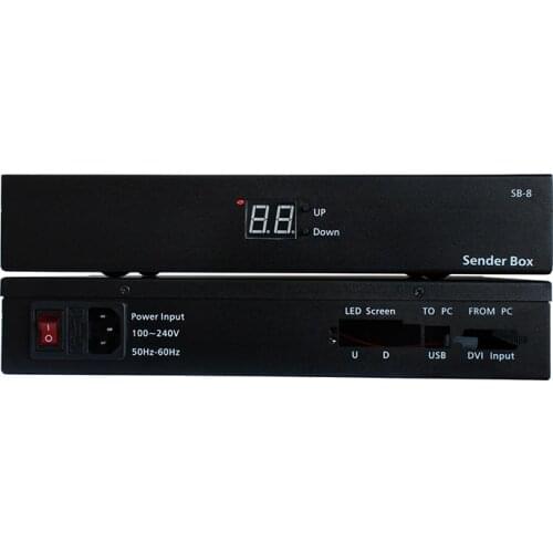 Free shipping led external sending box support linsn-ts802d ts801d ds802d ds801d best selling with brightness adjustment