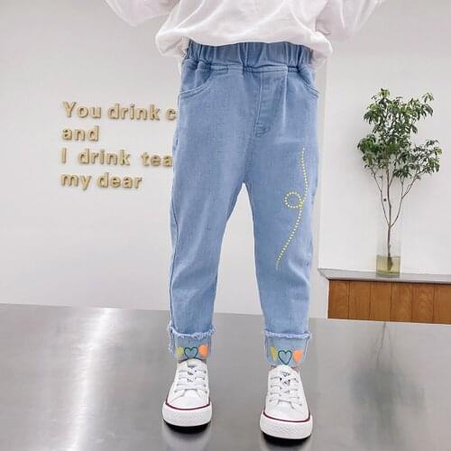 Джинсы для подростков девочек VOGUEON China At AliExpress
