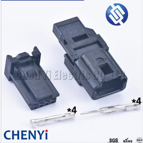 1/5/10 set Tyco /AMP 4 Pin female Automotive Connectors 1379658 CONN PLUG HSG shell sheath 1379658-1 with terminals