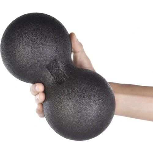 1pc Mini Peanut-shape Fascia Self-massage Ball Fitness Peanut Massage Ball Fascia Massager Roller Pilates Yoga