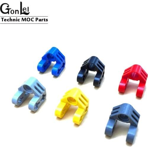 20Pcs/Lot High-Tech Axle and Pin Connector Perpendicular Split 92907 MOC Building Block Bricks Parts Educational DIY Toys Gifts