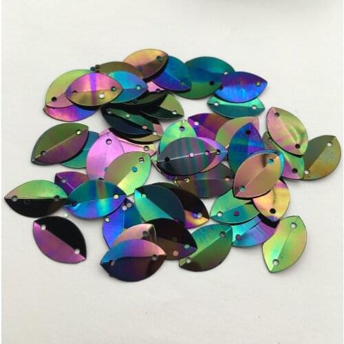 7*12mm Oval Horse Eyes Shape Loose Sequins Paillettes Sewing,Wedding Craft,Women Kids DIY Garment Accessory SFO712
