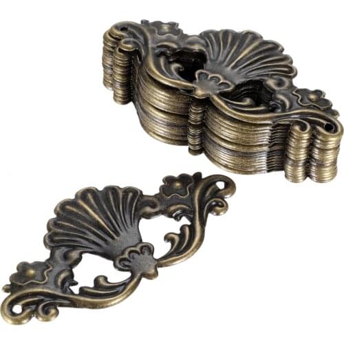 8Pcs Antique Bronze Jewelry Wooden Box Decorative Protector Brackets Album Embellishment Scrapbook Corner Protection Guard Cover
