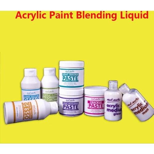 Acrylic Paint Blending Liquid Acrylic Additives Media Agent Sub-brightening Agent Oil Painting Primer Brighten Color 250ml