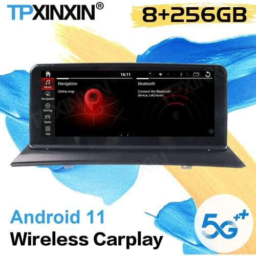 256GB Car Radio Receiver Android 11 For BMW X3 X4 F25 F26 2011 2012 2013 2014 2015 2016 2017 Audio Stereo Video Player Head Unit