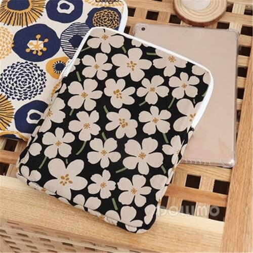 Janpanese Style Sleeves for iPad Pro 11 10.5 Air 4 10.9 Inch Storage Bag iPad Pouch Cover INS Fashion Tablet Protective Case