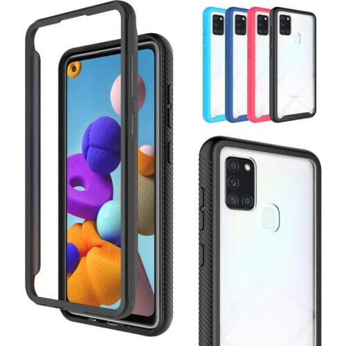 Case for Samsung Galaxy A71 5G A51 A41 A31 A21S A11 360 Full Protection Back Clear TPU Phone Cover For Galaxy M51 M31 A01 Core