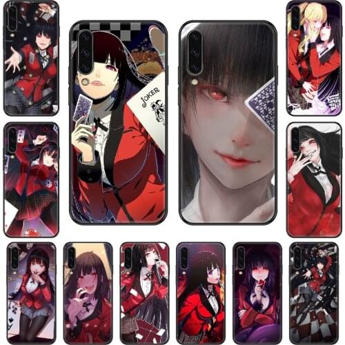 Anime Kakegurui Phone case For Samsung Galaxy A 3 5 8 9 10 20 30 40 50 70 E S Plus 2016 2017 2018 2019 black painting funda tpu