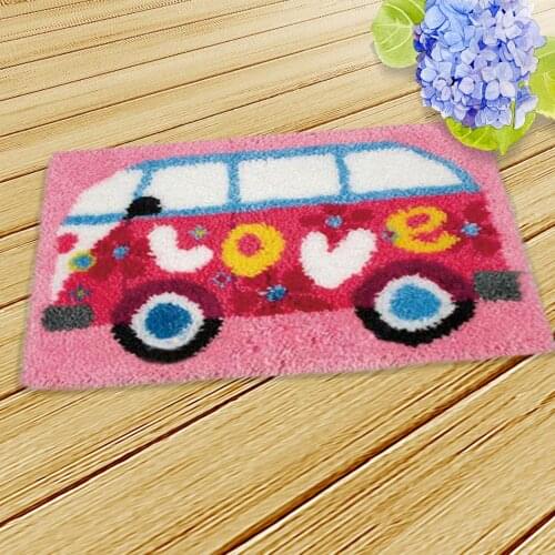 Cuscini Divano Forme Kit Almofadas Needlework Mat Do It Yourself Kids Holiday Handmade Cartoon Series Lovely Smyrna Knooppakket