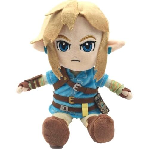 28cm Zelda Plush Toys Cute Link Boy Zelda Soft Stuffed Animal Doll Toy for Kids Christmas Gifts