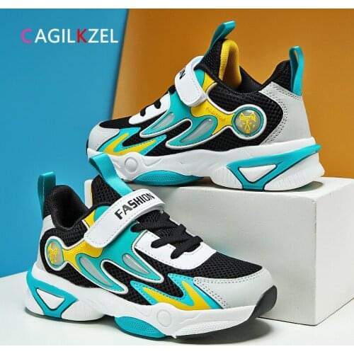 CAGILKZEL 2021 Brand Children Boys Shoes Comfortable Sport Shoes For Boys Fashion Casual Sneakers Kids Shoes Boys Basket Enfant