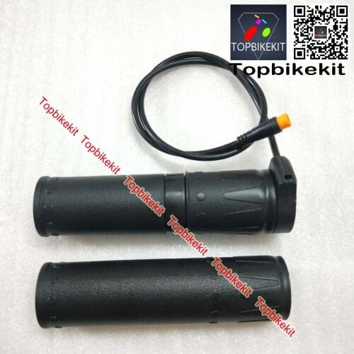 Ebike Wuxing Half Twist throttle FT158 with 3Pins Julei Waterproof Connector Wuxing Throttle for Electric Bike